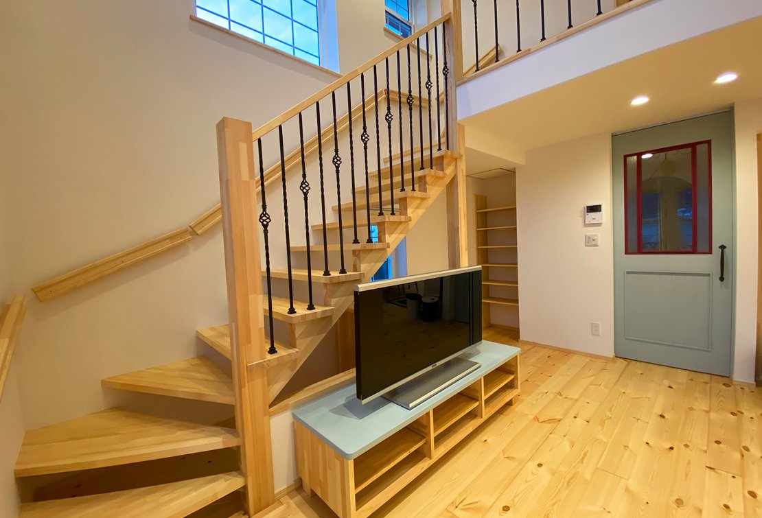 リビングと階段