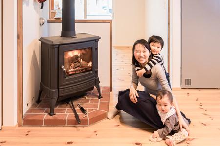 新築の新築で薪ストーブ